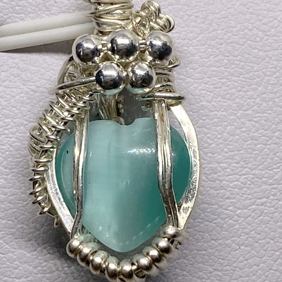 Handmade, Wire, Wrapped pendant - Picture 3 of 3